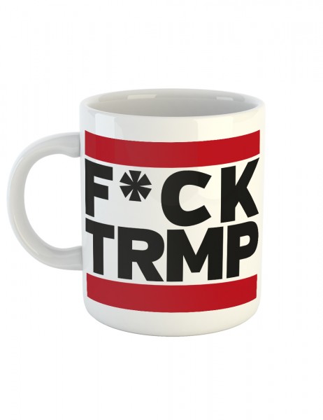 clothinx Kaffeetasse mit Aufdruck FCK TRMP