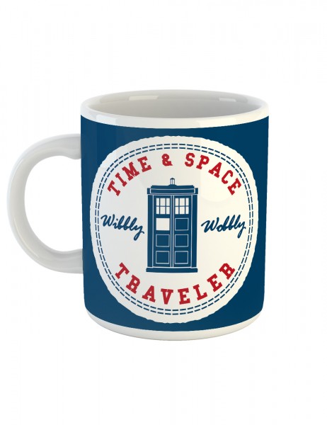 clothinx Kaffeetasse mit Aufdruck Time And Space Traveler