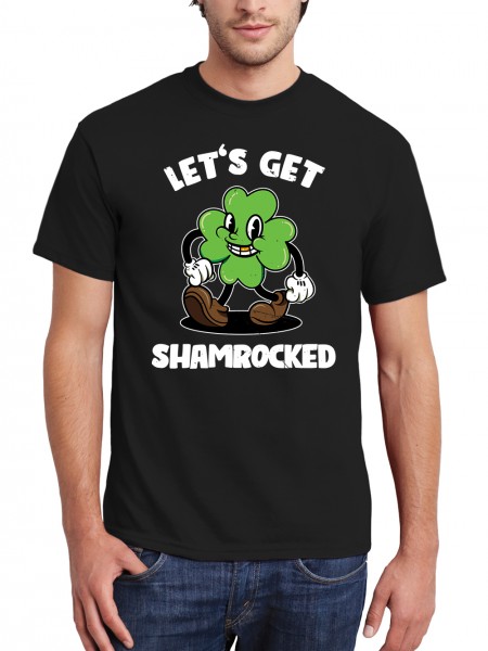 Let's Get Shamrocked Saint Patrick's Kleeblatt Shamrock Herren T-Shirt