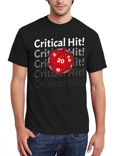 Critical Hit Pen and Paper Rollenspiel Herren T-Shirt