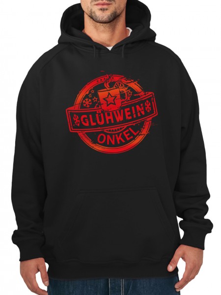 Glühwein-Onkel Herren Kapuzen-Pullover