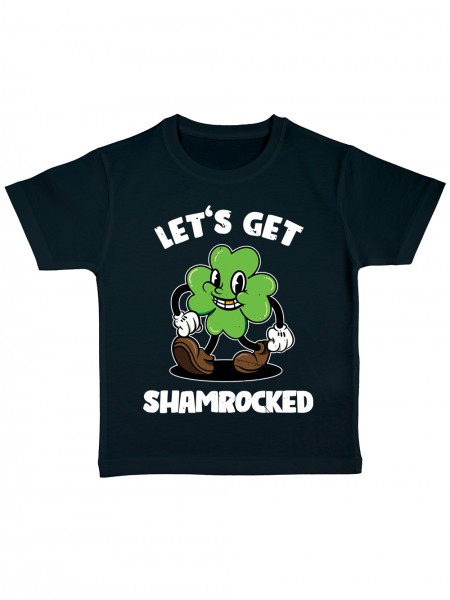 Let's Get Shamrocked Saint Patrick's Kleeblatt Shamrock Kinder Bio T-Shirt