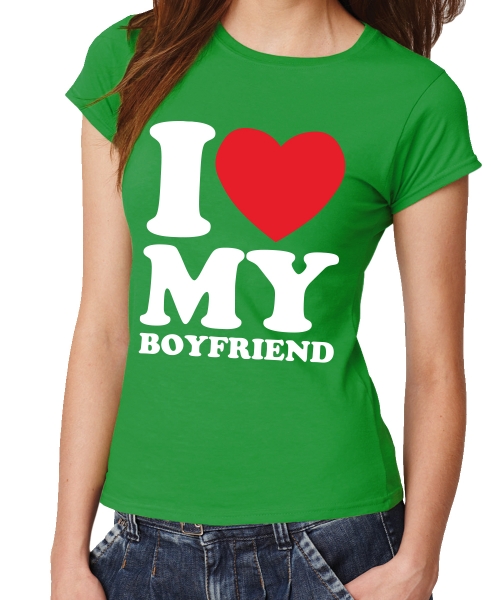  I love my boyfriend Girls TShirt Clothinx