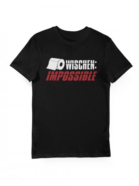 clothinx Wischen Impossible Klopapier Unisex T-Shirt Bio und Fair