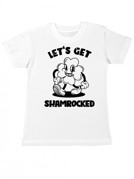 Let's Get Shamrocked Saint Patrick's Kleeblatt Shamrock Kinder T-Shirt