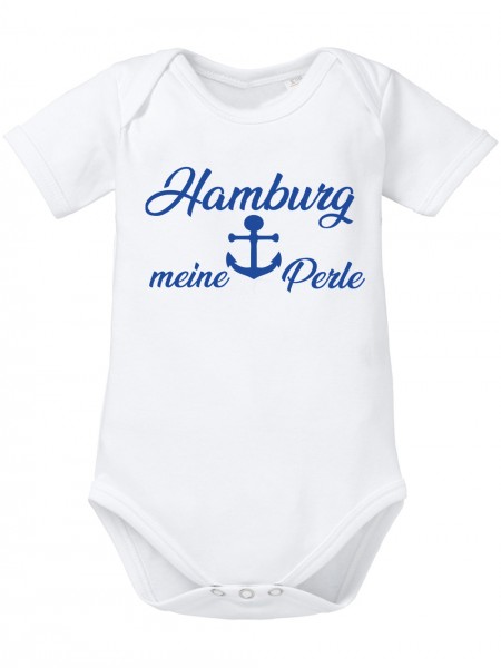 Hamburg, meine Perle, Lustiges Baby Body Bio