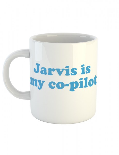 clothinx Kaffeetasse mit Aufdruck Jarvis Is My Copilot