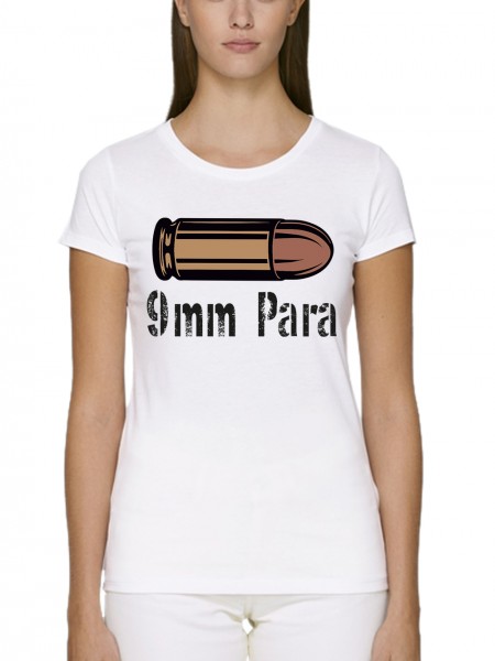 9mm Para Damen T-Shirt Fit Bio und Fair