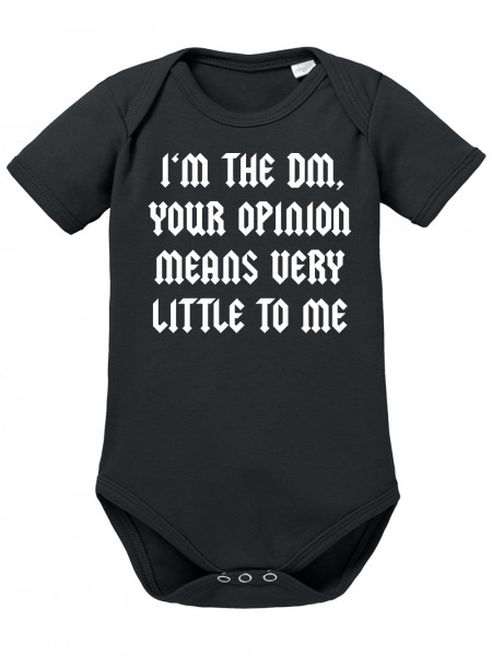 I am the DM Dungeon Master Pen and Paper Rollenspiel Baby Body Bio