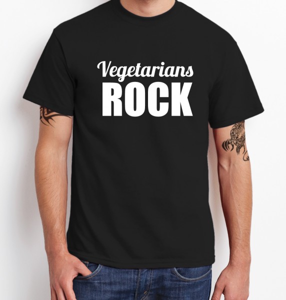 VEGETARIANS ROCK ::: T-Shirt Herren