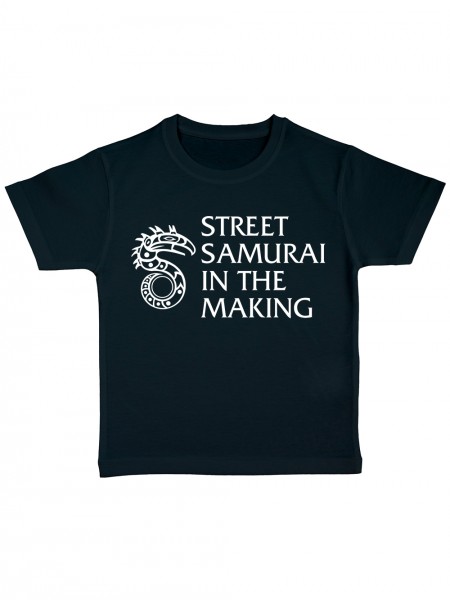 Samurai in The Making Shadowrun Kinder Bio T-Shirt