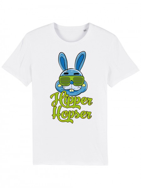 Hipper Ostern Hopser Herren T-Shirt Bio und Fair