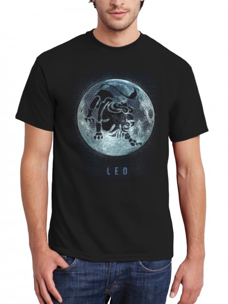 Sternzeichen Löwe Geschenk Herren T-Shirt