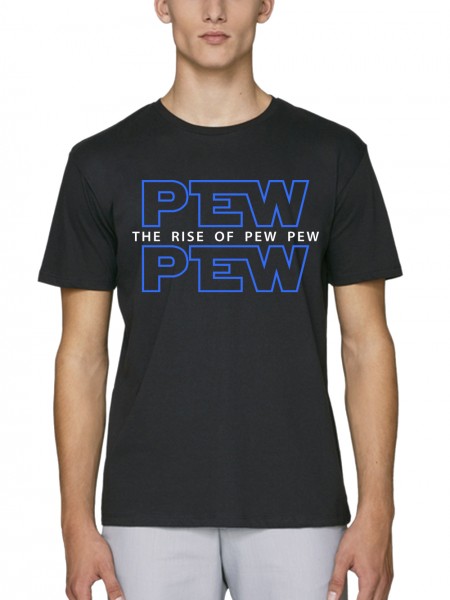 Pew Wars The Rise Of Pew Pew Herren T-Shirt Bio und Fair