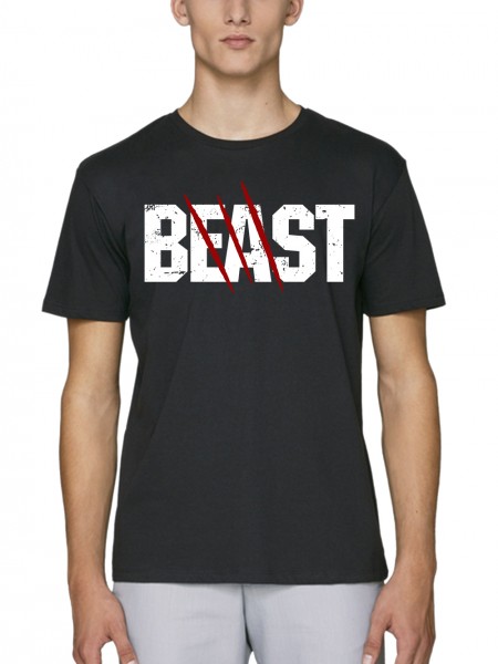 Beast Pärchen Motiv Herren T-Shirt Bio und Fair