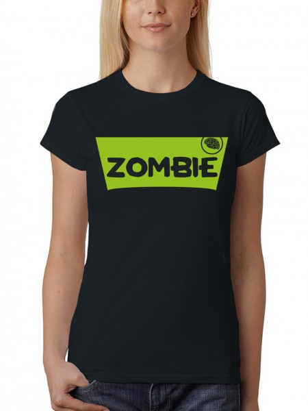 Zombi Logo Damen T-Shirt Fit