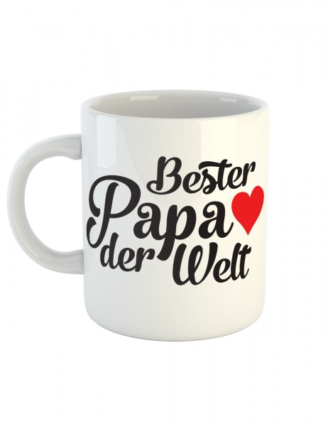 clothinx Kaffeetasse mit Aufdruck Bester Papa Der Welt