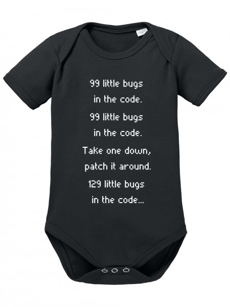 Baby Body Unisex Bugs in the Code