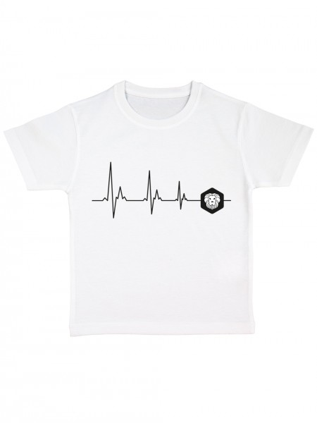 Sternzeichen von Herzen Löwe Kinder Bio T-Shirt