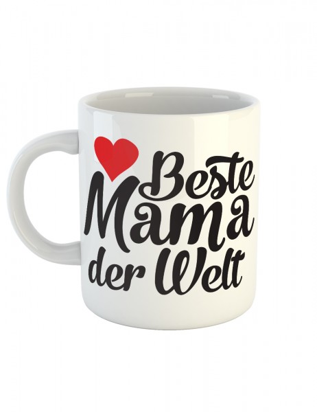 clothinx Kaffeetasse mit Aufdruck Beste Mama Der Welt