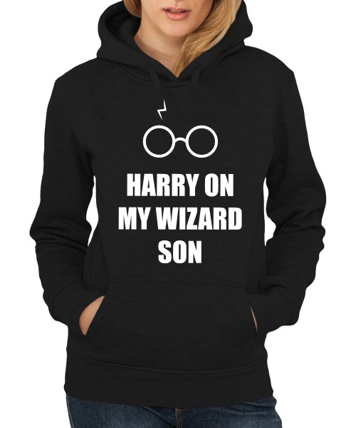 -- Harry On My Wizard Son -- Girls Kapuzenpullover