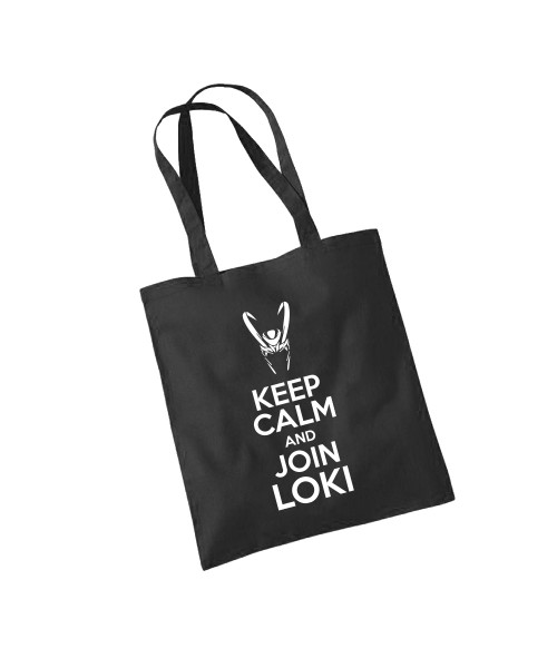 -- Keep Calm and Join Loki -- Baumwolltasche