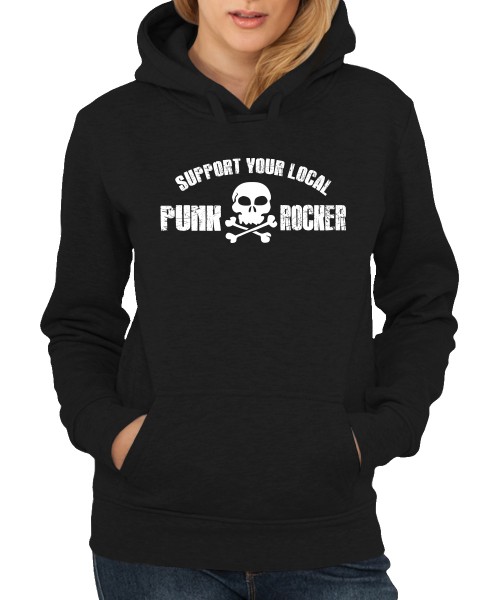 -- Support your Local Punkrocker -- Girls Hoody