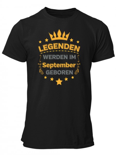 Echte Legenden werden im September geboren | Herren T-Shirt