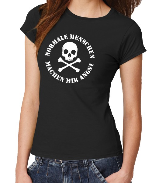 clothinx - Normale Menschen machen mir Angst clothinx - Girls T-Shirt